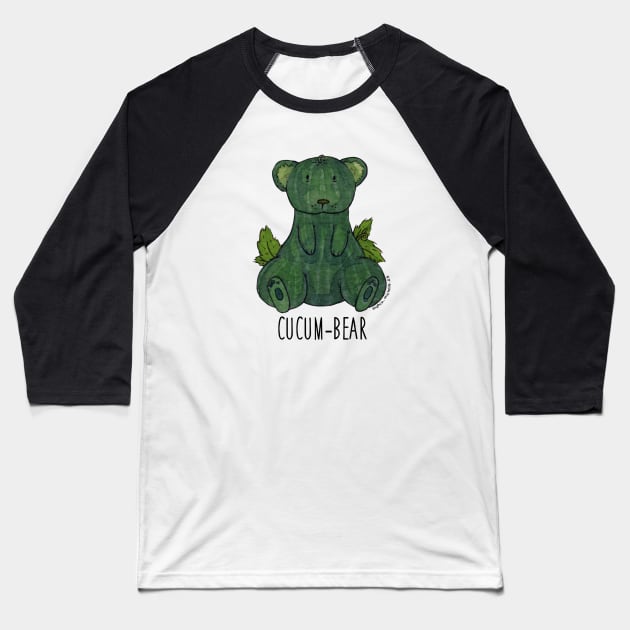 CUCUM-BEAR Baseball T-Shirt by sophiamichelle